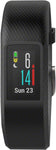 Garmin, vívosport, Watch, Watch Color: Slate/ Grey, Wristband: Slate - Silicone - S, 010-01789-10