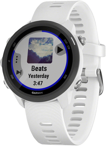Garmin Forerunner 245 Music WiFi GPS Running Watch White/Black