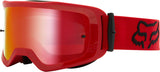 Fox Racing Main Stray Goggles with Spark Lens Flame Red One