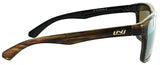 Optic Nerve Rumble Sunglasses Shiny Driftwood Demi Polarized Brown Lens