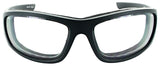 Mountain Shades Roadhenge Safety Glasses Matte Black Clear Lens