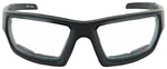 Mountain Shades Roscoe Safety Glasses Matte Black Clear Lens