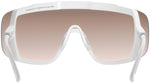 POC Devour Sunglasses - Hydrogen White/Brown Silver Mirror Lens