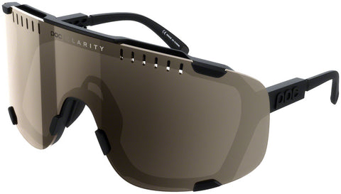 POC Devour Sunglasses - Uranium Black/Brown Silver Mirror Lens