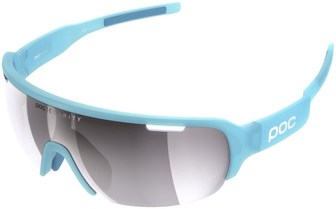 POC Do Half Blade Sunglasses - Basalt Blue Violet/Silver Mirror Lens