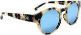 ONE Rizzo Polarized Sunglasses Matte Beige Marble with Polarized SMoke Ice