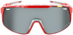 Optic Nerve Fixie Max Sunglasses - Shiny Red Spanish Flag Rim Smoke Lens with