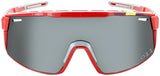 Optic Nerve Fixie Max Sunglasses - Shiny Red Spanish Flag Rim Smoke Lens with