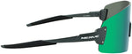 Optic Nerve FixieBLAST Sunglasses -  Shiny Grey Smoke Lens with Green Mirror