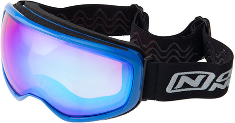 Optic Nerve Snoasis Goggles - Blue High Contrast Orange Lens with Blue Mirror