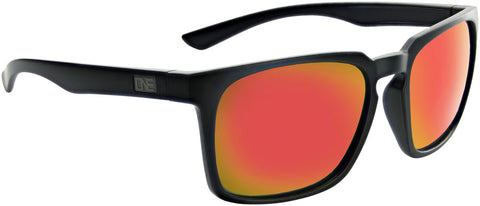 ONE by Optic Nerve Boiler Sunglasses - Matte Black Polarized Smoke Lens with