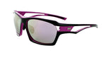 Optic Nerve Cassette Sunglasses Shiny Violet/Black with SMoke/Light Pink Mirror