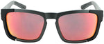 Optic Nerve Vettron Sunglasses Matte Carbon/Black with SMoke Red Mirror Lens