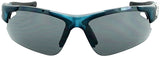 Optic Nerve Neurotoxin 3.0 Sunglasses Crystal Navy with SMoke Silver Flash