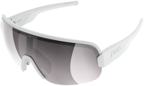 POC AIM Sunglasses Hydrogen White Violet/SilverMirror Lens