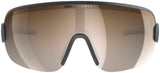 POC AIM Sunglasses Uranium Black Brown/SilverMirror Lens