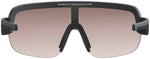 POC AIM Sunglasses Uranium Black Brown/SilverMirror Lens