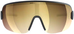 POC AIM Sunglasses Uranium Black Violet/GoldMirror Lens