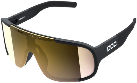 POC Aspire Sunglasses Uranium Black Brown/SilverMirror Lens