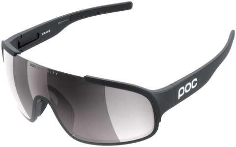 POC Crave Sunglasses Uranium Black Violet/SilverMirror Lens