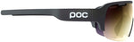 POC Do Half Blade Sunglasses Uranium Black Violet/GoldMirror Lens