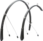 Portland Design Works Full Metal Road Fender Set Black (700c x 23)