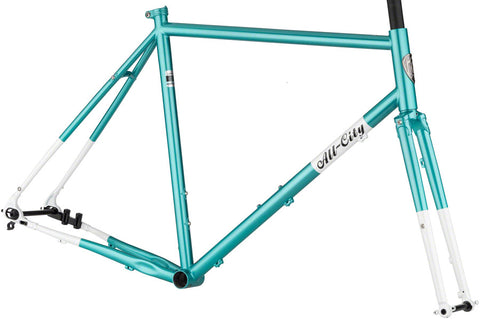 All City Super Professional Frameset 700c / 650b Steel Blue Panther