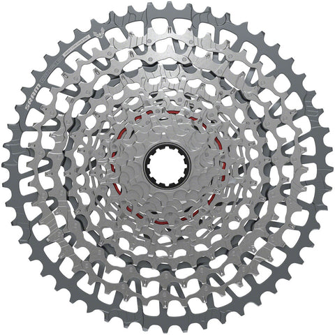 SRAM GX Eagle T-Type XS-1275 Cassette - 12-Speed, 10-52t, For XD Driver, Silver
