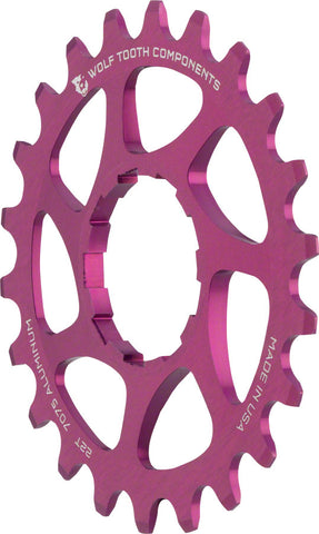 Wolf Tooth Single Speed Aluminum Cog 22T Compatible with 3/32 Chains