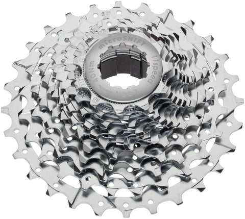 microSHIFT G11 Cassette 11 Speed 1128t Silver Chrome Plated With Spider