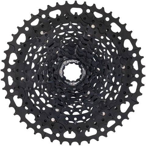 microSHIFT ADVENT X Cassette 10 Speed 1148t Black Alloy Spider