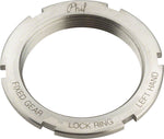 Phil Wood Stainless Steel Track Lockring 1.32 x 24 tpi LeftHand Thread