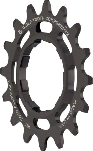 Wolf Tooth Single Speed Aluminum Cog 16T Compatible with 3/32 Chains