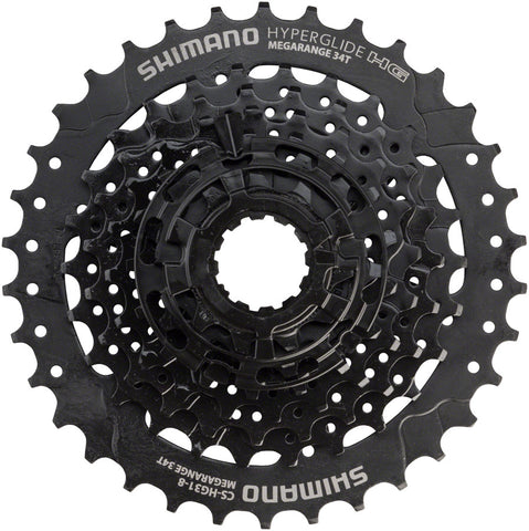 Shimano Altus CSHG31 Cassette 8 Speed 1134t Black Mega Range