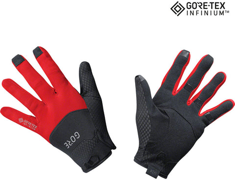 GORE C5 GORETEX INFINIUM™ Gloves Black/Red Full Finger