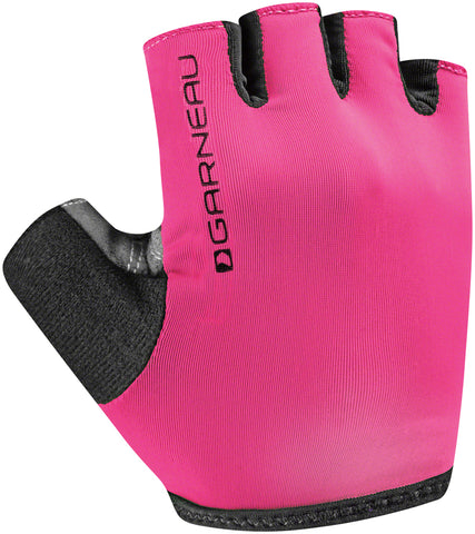 Garneau Calory Junior Gloves Pink Glow Short Finger Youth