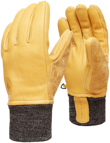 Black Diamond Dirt Bag Gloves - Natural Full Finger Medium