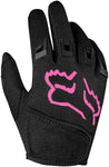 Fox Racing Kids Dirtpaw Gloves - Black/Pink Full Finger Children's K-Medium