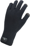 SealSkinz Waterproof All Weather Ultra Grip Gloves Black Full Finger