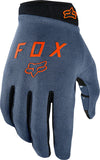 Fox Racing Ranger Gloves Blue Steel Full Finger Men's