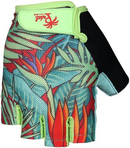 Pedal Palms Bird of Paradise Gloves - Multi-Color Short Finger X-Large