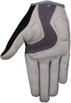 Pedal Palms Greyscale Gloves - Gray Full Finger Medium