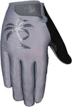 Pedal Palms Greyscale Gloves - Gray Full Finger Medium