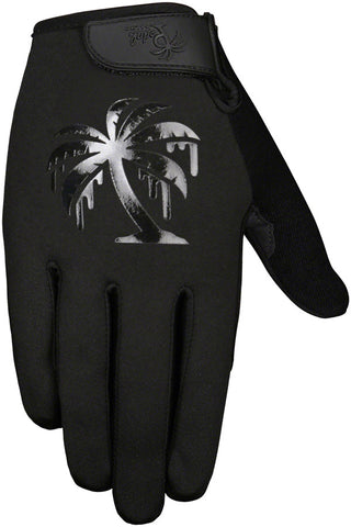 Pedal Palms Blackout Gloves - Black Full Finger Small