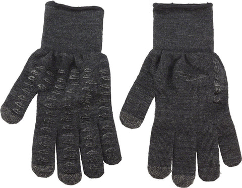 DeFeet Duraglove ET Wool Gloves Charcoal Full Finger