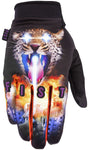 Fist Handwear Lazer Leopard Glove - Multi-Color Full Finger X-Large