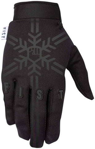 Fist Handwear Black Snowflake Frosty Fingers Cold Weather Glove - Black Full