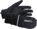 Craft Hybrid Weather Glove - Black Full Finger Medium