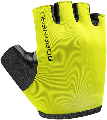 Garneau JR Calory Youth Gloves Bright Yellow Short Finger Youth