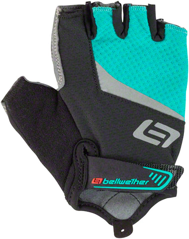 Bellwether Ergo Gel Gloves Aqua Short Finger WoMen's